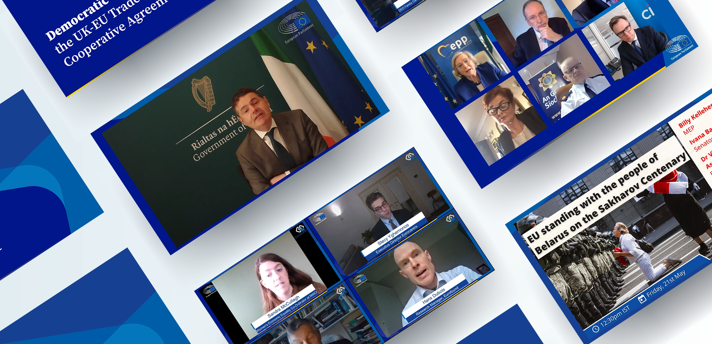 EU Parliament screens