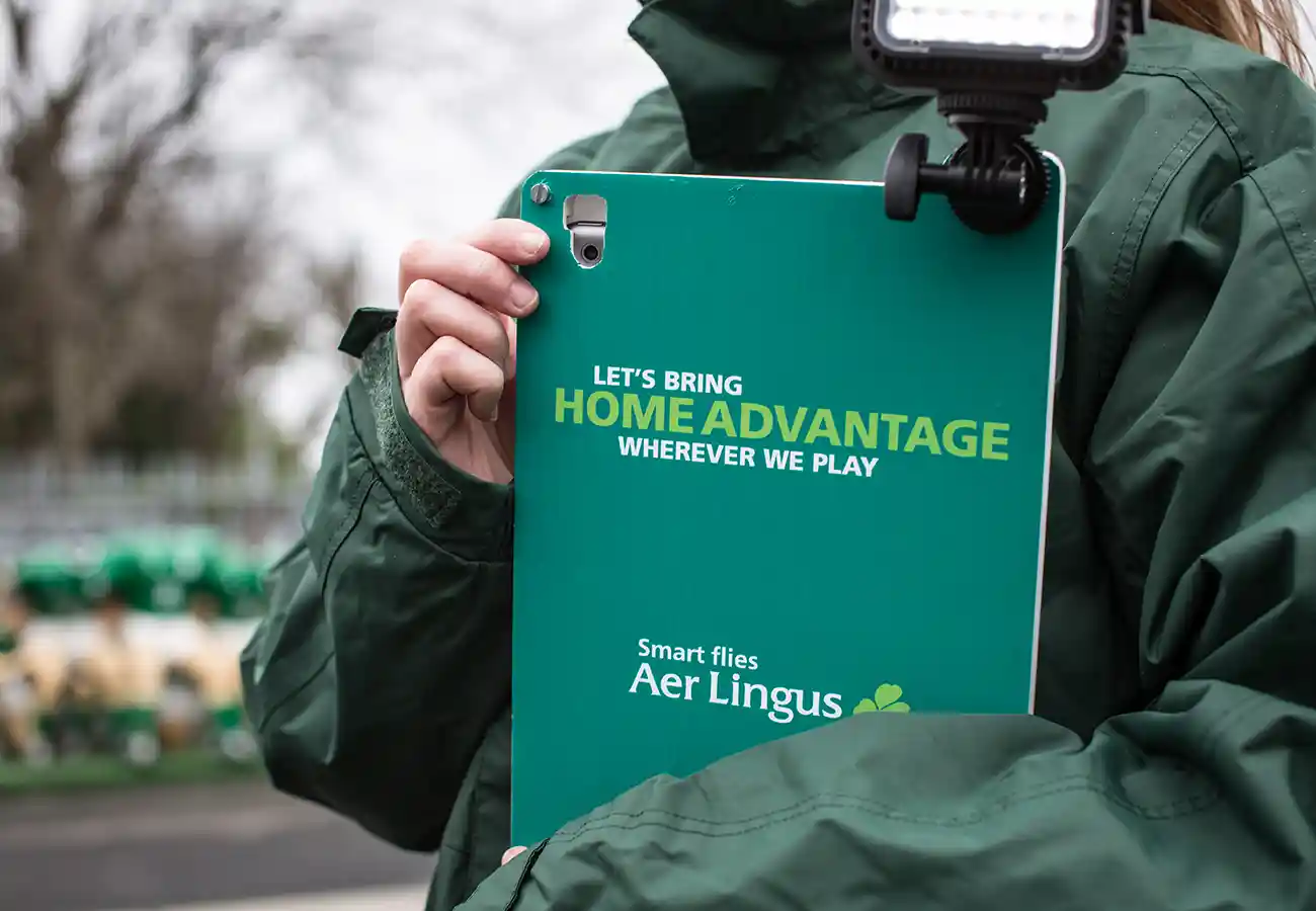 Aer Lingus Ipad branding Brand Activation