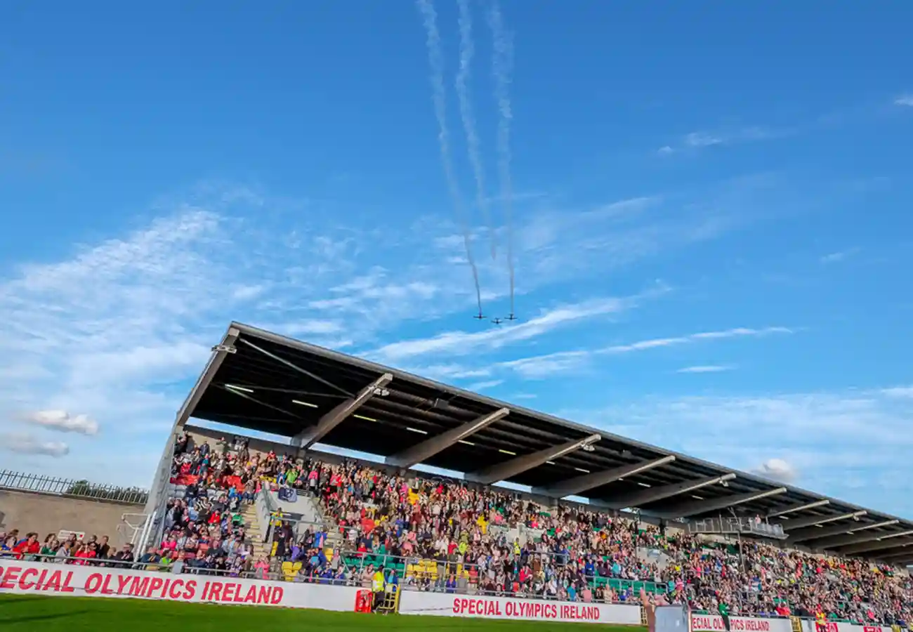 Sky with planes Special Olympics