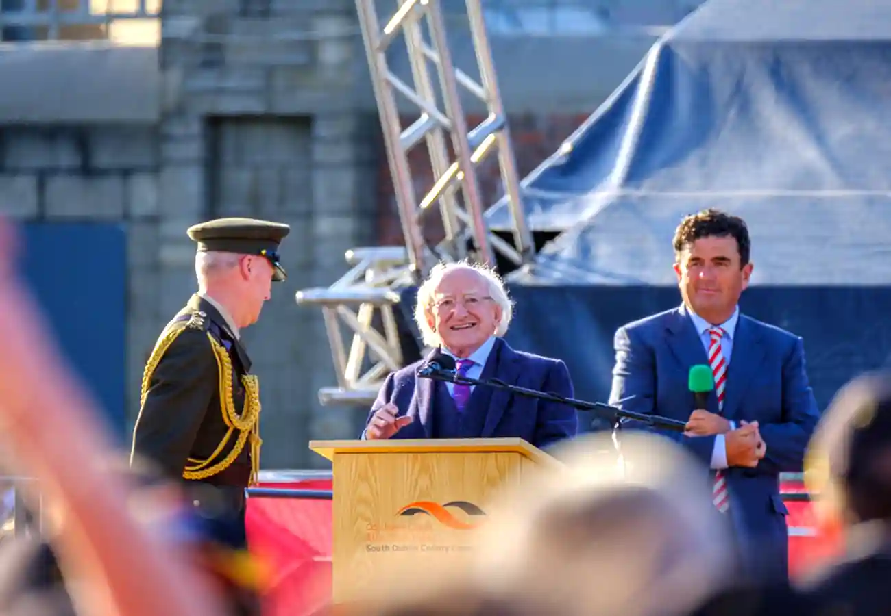 President speaking Special Olympics