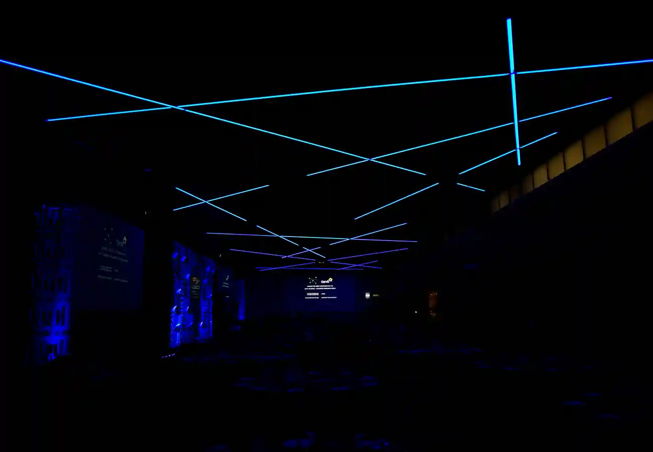 Datsci Awards 2017 Awards Ceremony Ceiling ambience lights