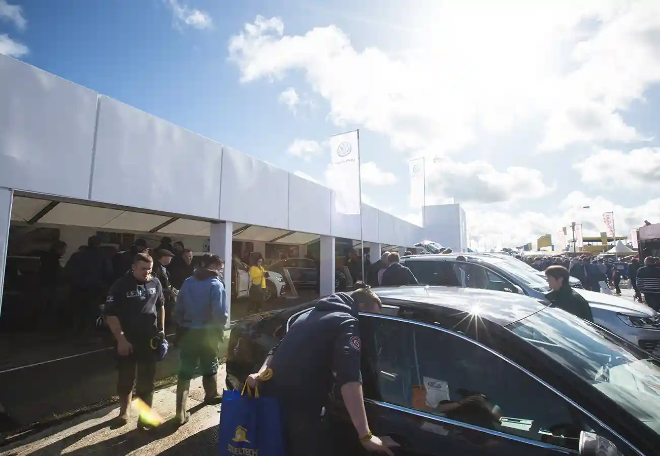 Outside view at Volkswagen 2017
