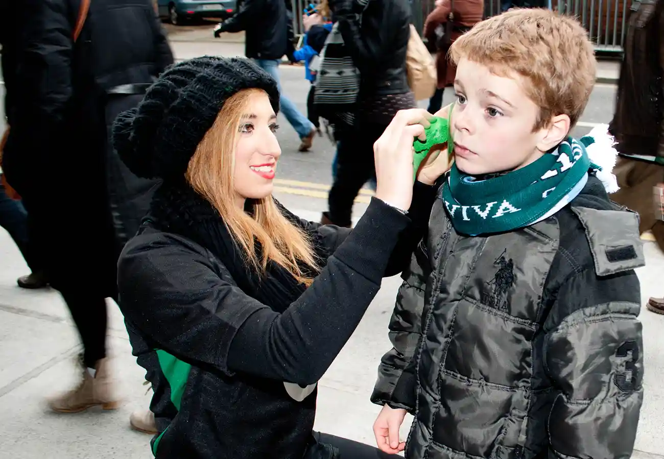 IRFU Event Management Stamp Face painting