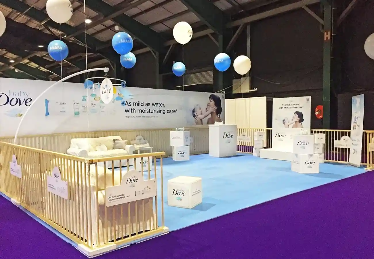 Baby Dove Launch Indoor Exhibition Tradeshow