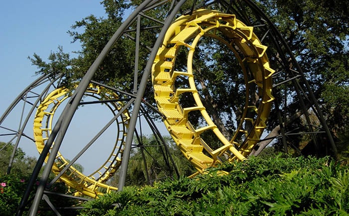 event-managers-yellow-spiral-rollercoaster