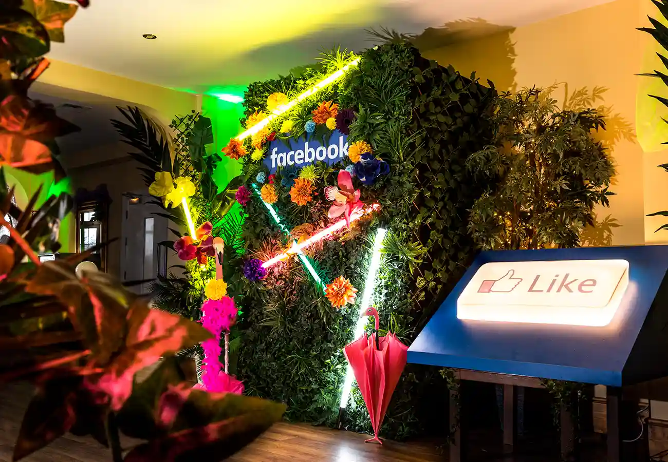 Facebook event Employee Experience entrance bespoke