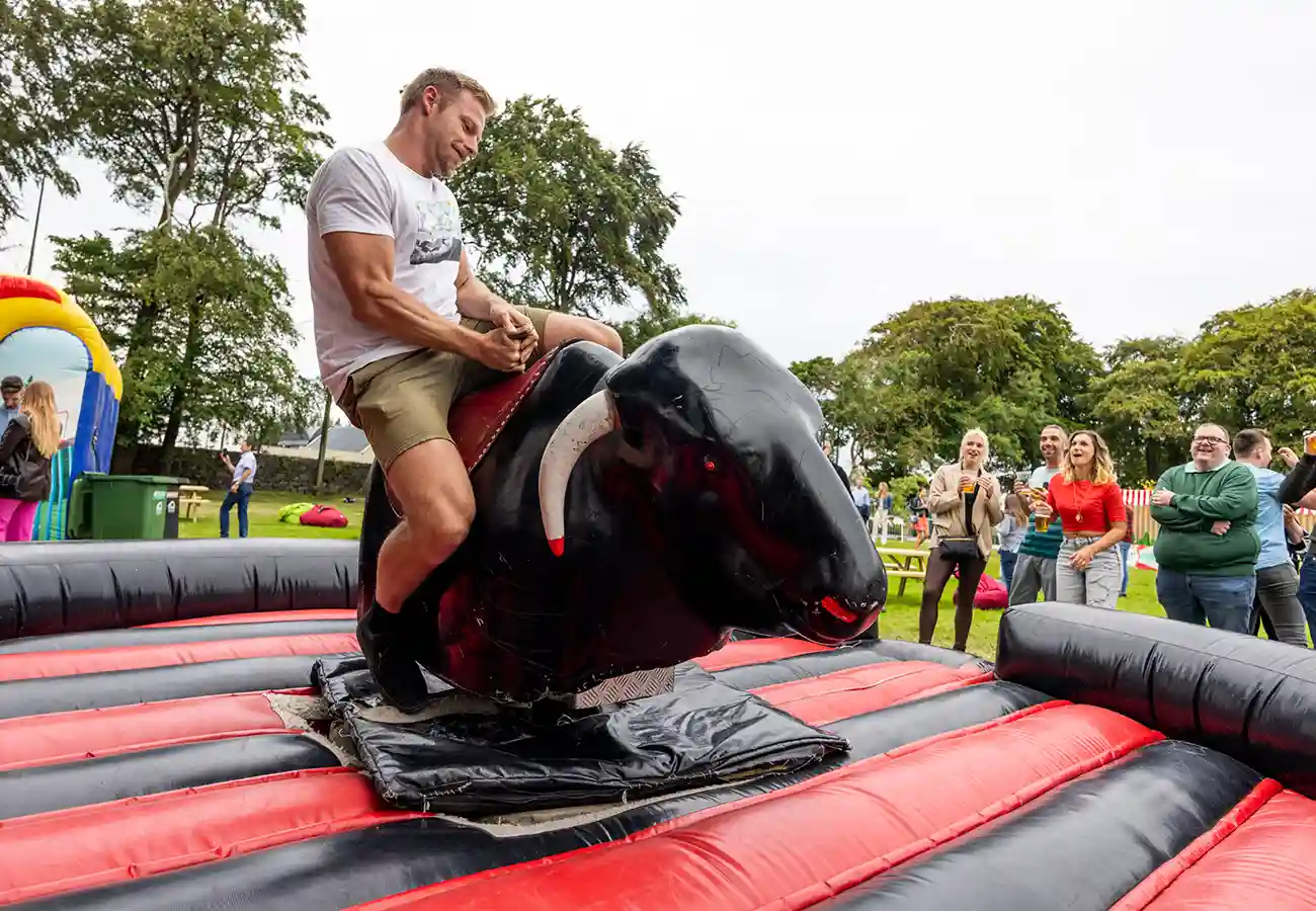 Bull game at SAP 25 Anniversary Galway