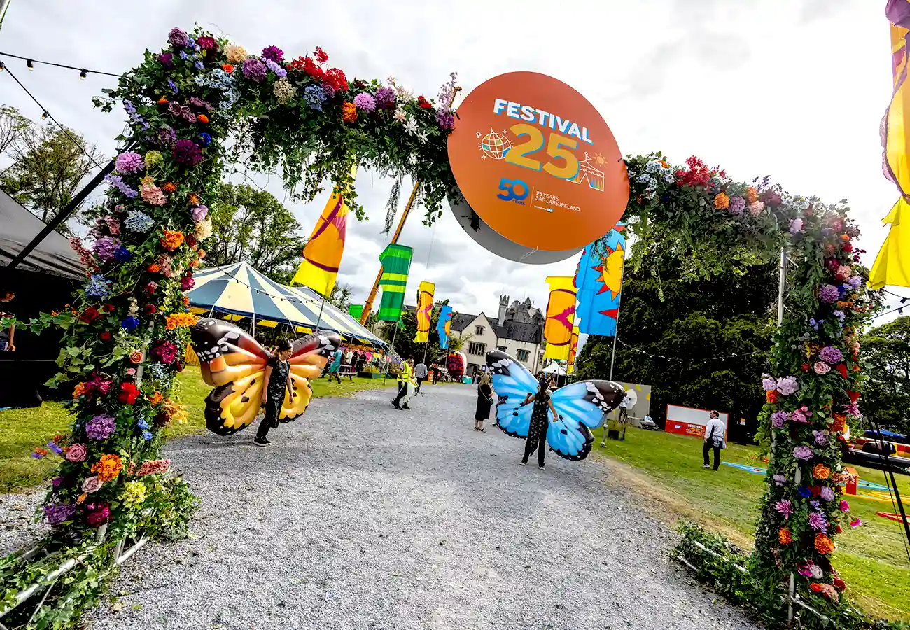 Entrance at SAP 25 Anniversary Galway